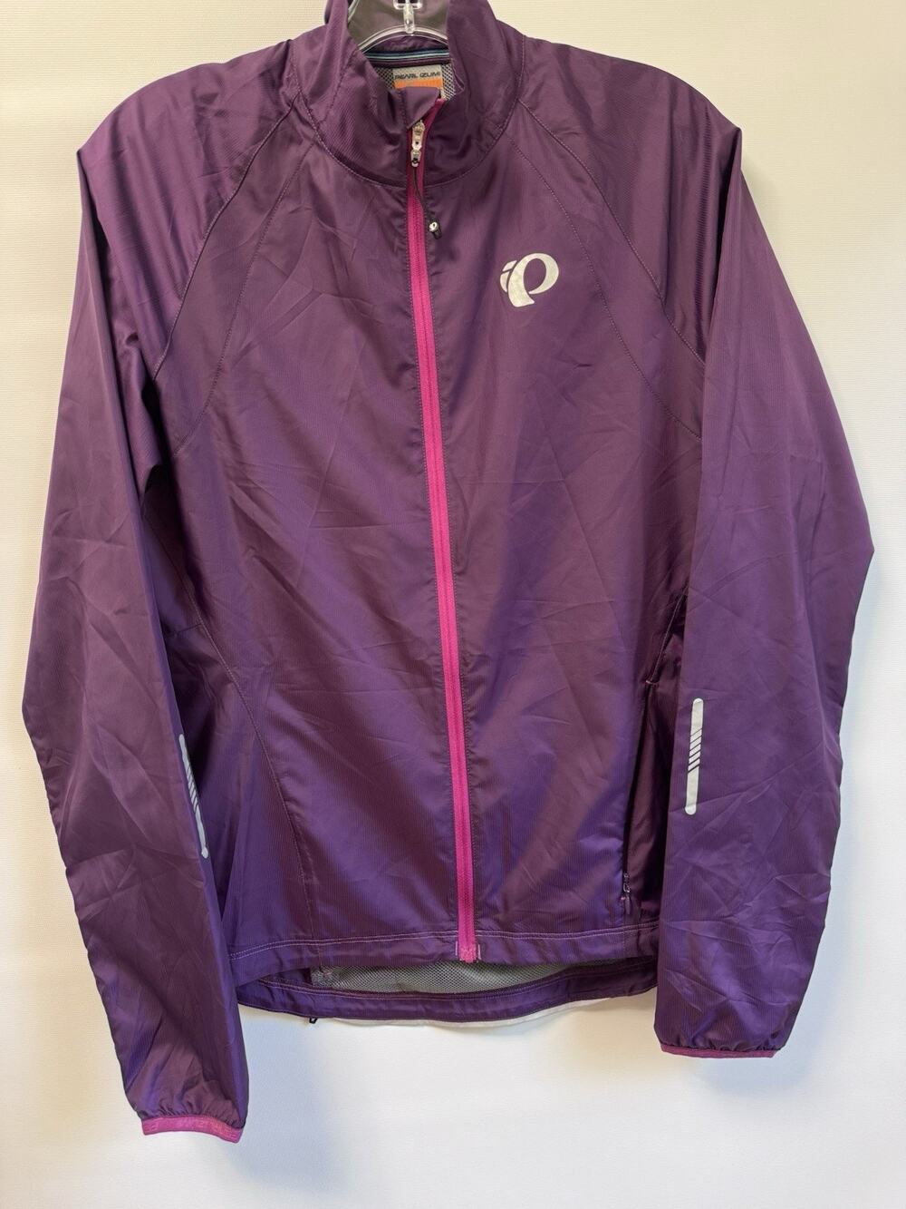 Pearl Izumi Elite Women’s Cycling Jacket Purple Size M Full Zip Reflective